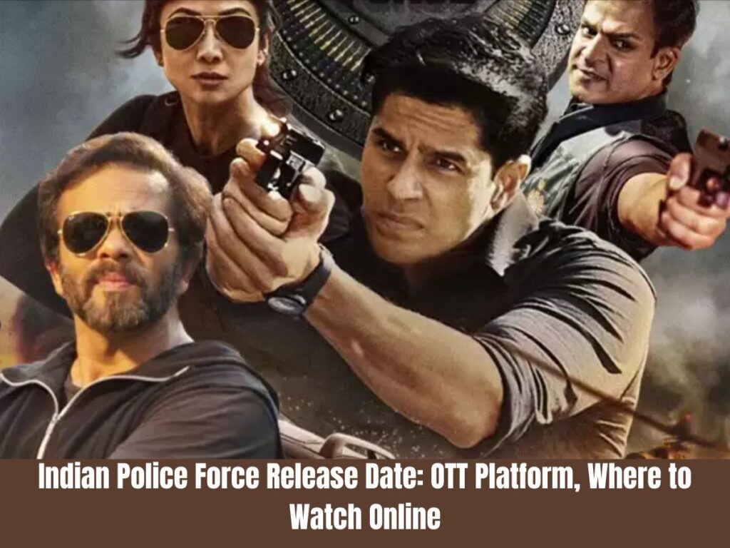 Indian Police Force Release Date: OTT Platform, Where to Watch Online