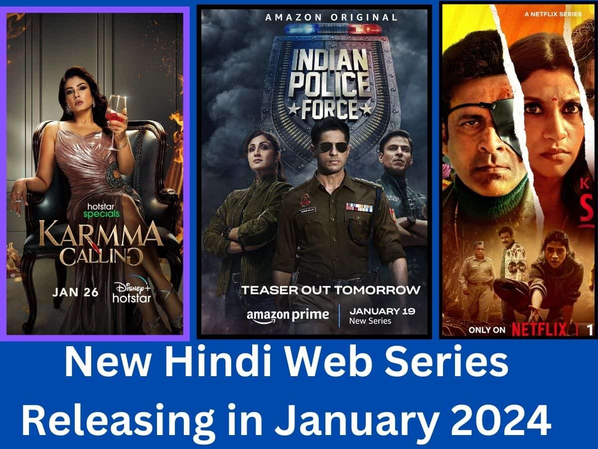 New Hindi Web Series Releasing in January 2024: Watch Online for Free