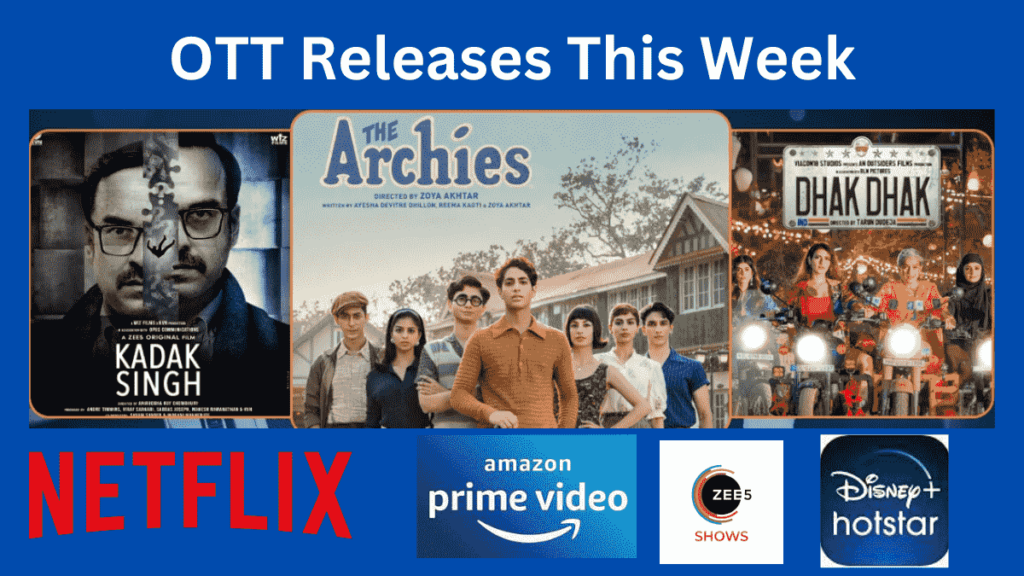 OTT Releases This Week: List of New Movies and Web Series to Watch Online